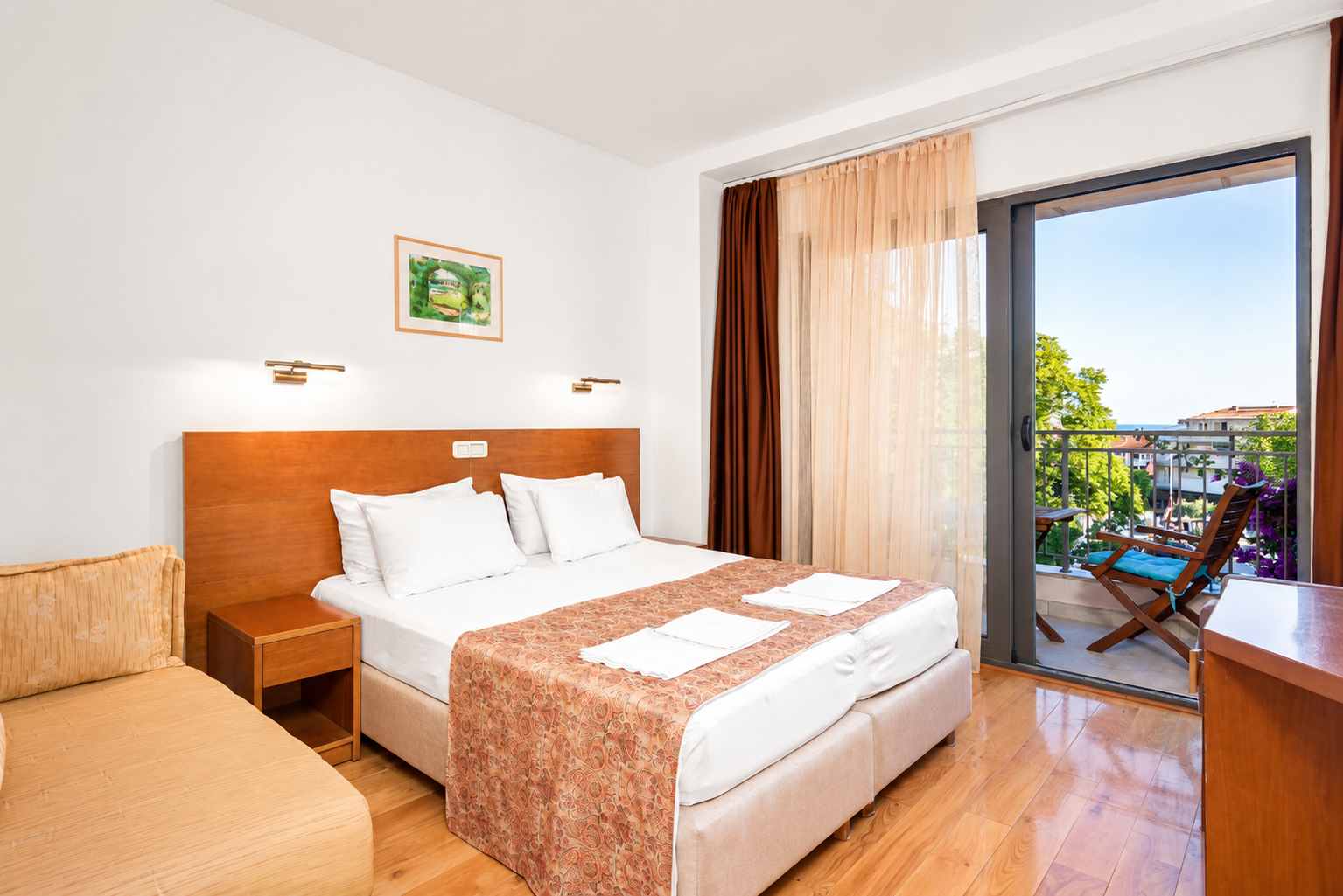 Dvokrevetna · Balkon u Hotelu Petrovac