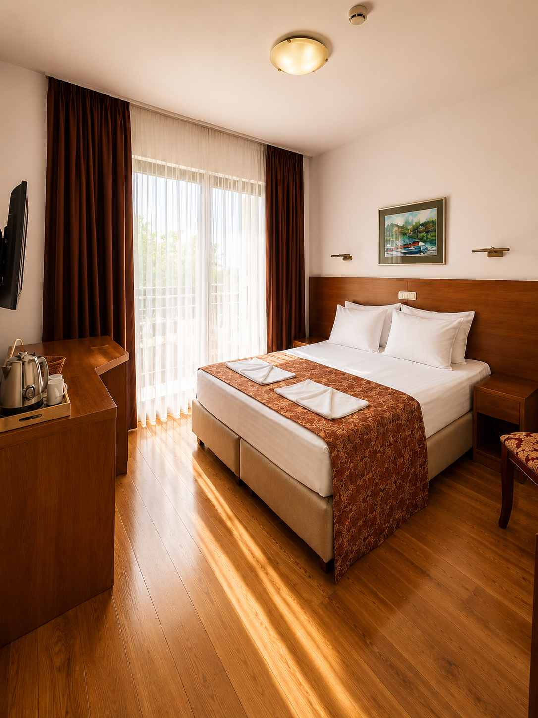 Dvokrevetna · Pogled na more u Hotelu Petrovac