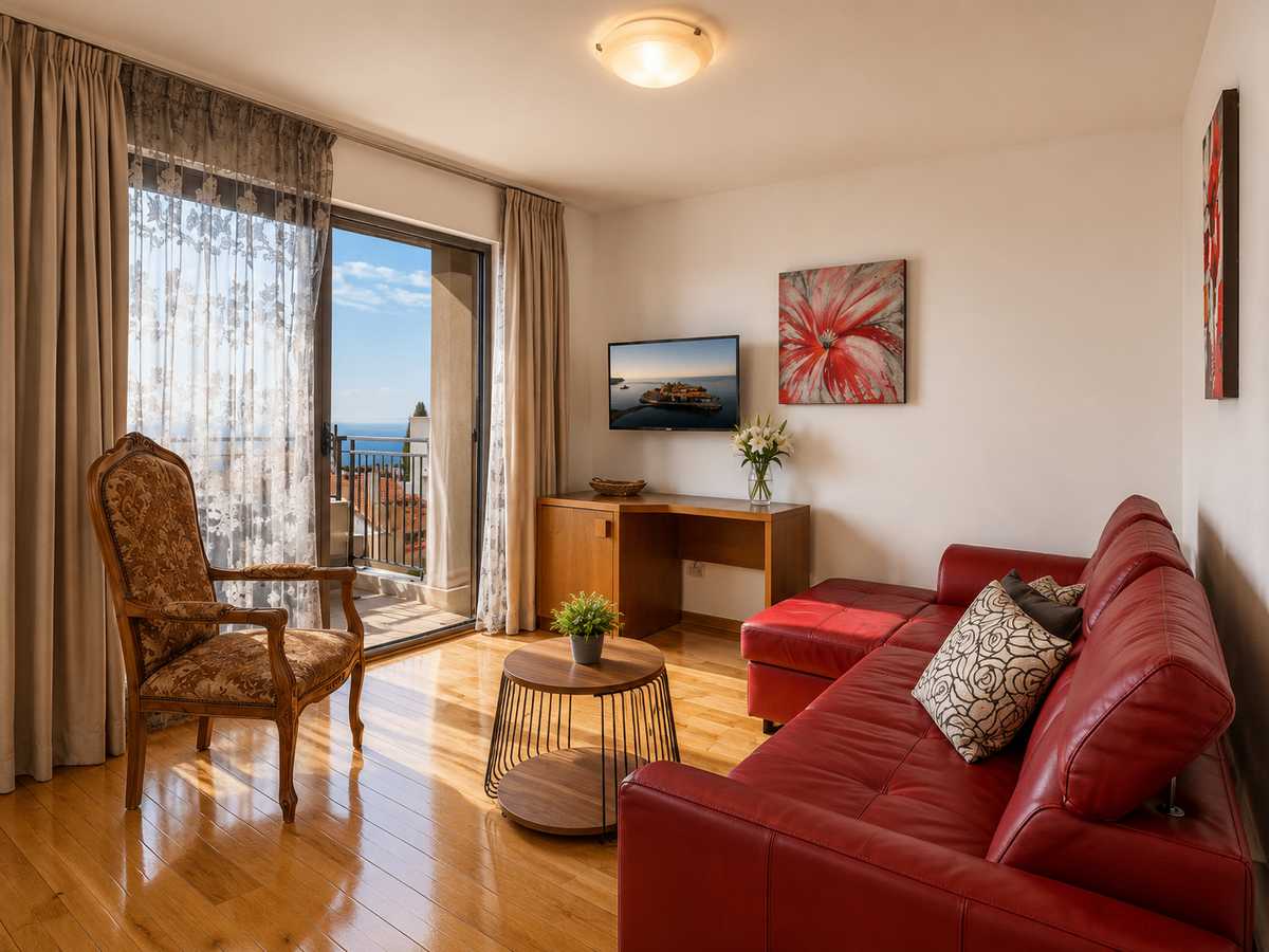 Suite · Pogled na more u Hotelu Petrovac